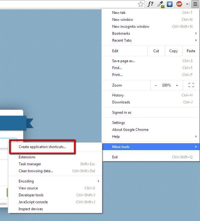 Making ShipStation a Native Windows App Using Google Chrome - Step 2 Making ShipStation a Native Windows App Using Google Chrome - Step 2